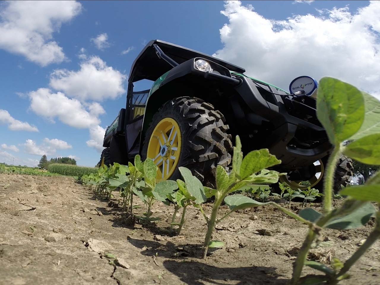 SoilOptix in a soybean field