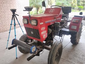 SoilOptix® equipment set up on older model tractor