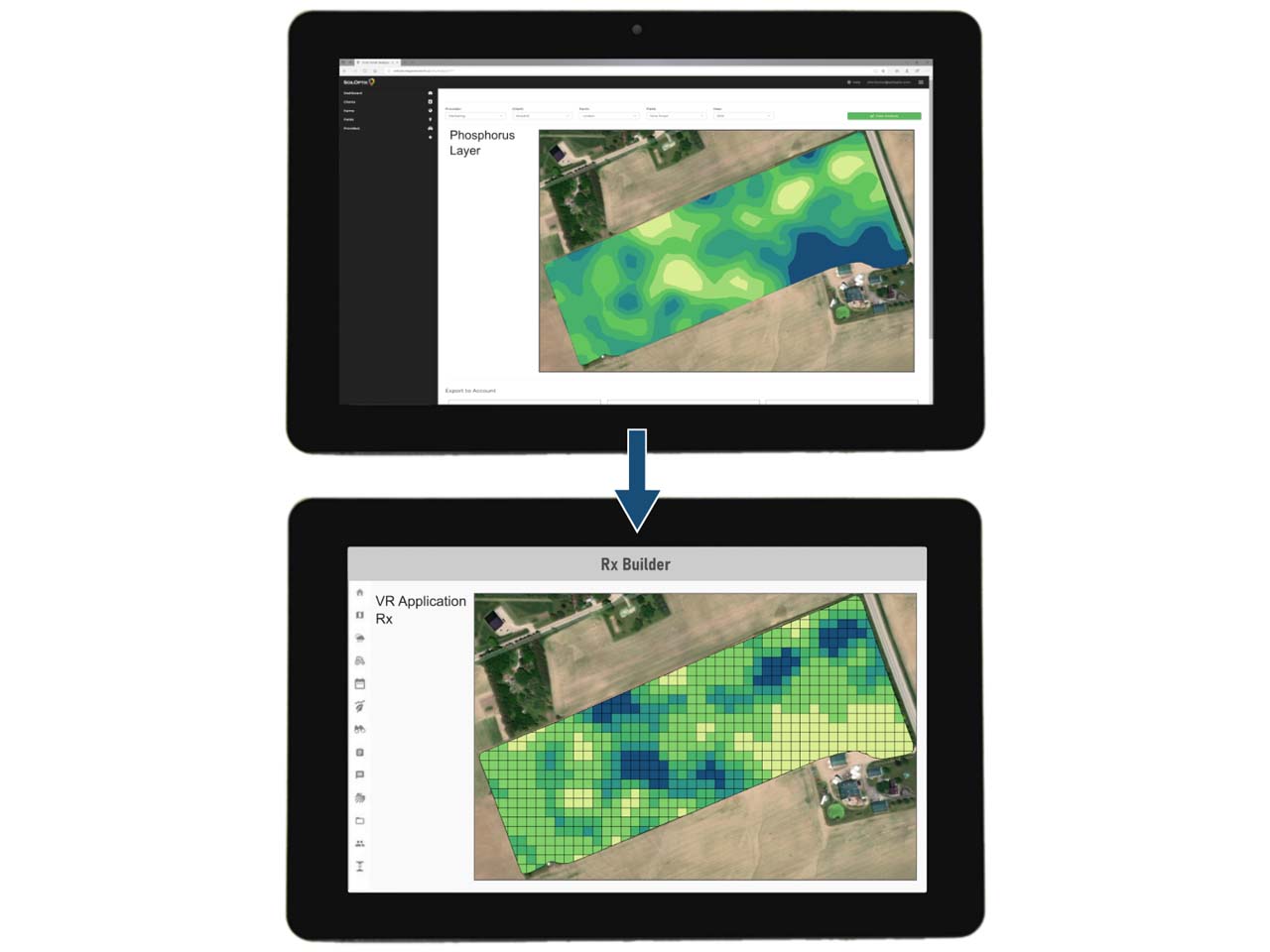 Before and After SoilOptix Mapping